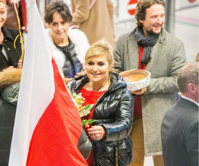 Ciacho Skrzyneckiej juz w domu. 