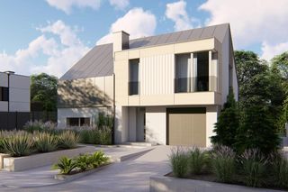 Nowoczesna stodoła z lukarnami