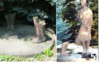 Park Śląski szuka zdjęć rzeźby Dwie Góralki Jerzego Egona Kwiatkowskiego. Są potrzebne do jej rekonstrukcji