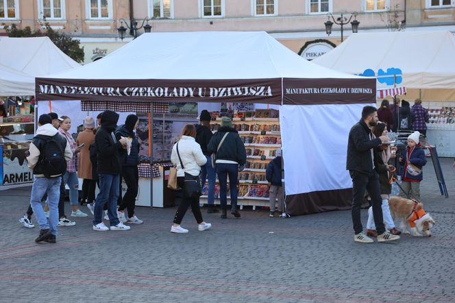 Festiwal Czekolady i Słodkości na placu pod zamkiem w Lublinie 