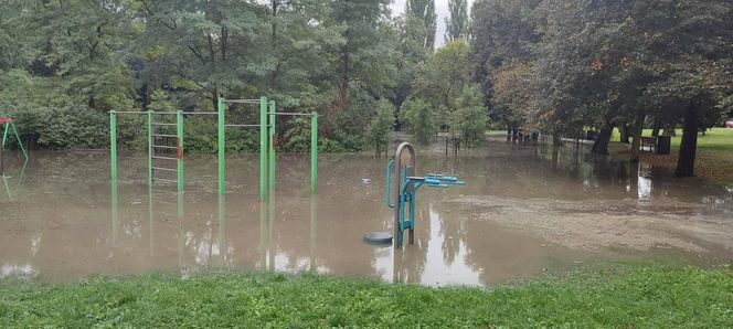 Zalania i podtopienia na Śląsku w niedzielę 14 września 2025