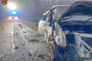 Dramatyczny wypadek w Sokołowicach. Cud, że nikt nie zginął