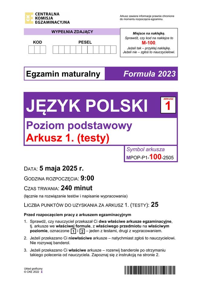 ARKUSZE CKE 