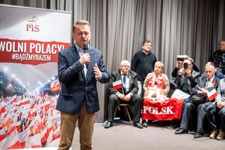 Były szef MON Mariusz Błaszczak w Olsztynie: „Żołnierze na rozkaz zagrają dla Owsiaka”