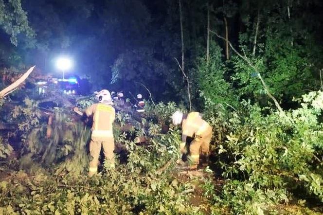 Lubelskie - nocne burze i interwencje w regionie