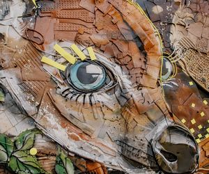 Nowy mural Bordalo II przy ul. Słowiańskiej w Łodzi