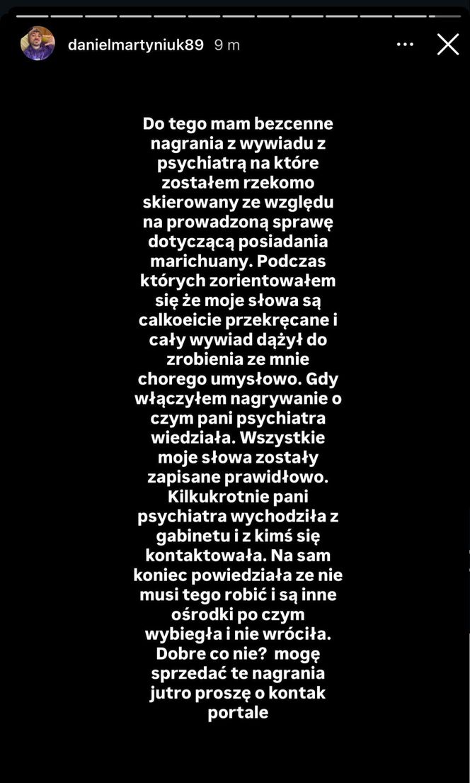 Syn Zenka znów szokuje! Ostra relacja z gabinetu psychiatrycznego