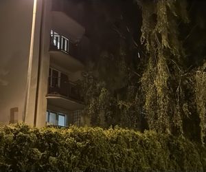 Atak ostrym narzędziem na Białołęce. Pod drzwiami pełno śladów krwi