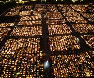 Cmentarz Łostowicki w Gdańsku zachwyca 1 listopada. Tak wygląda we Wszystkich Świętych