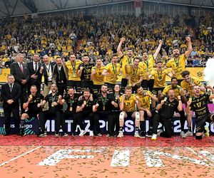 Siatkówka, siatkarze, podium, Bogdanka Lublin