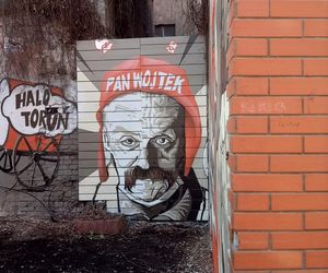 Nowy mural w Toruniu. Przedstawia legendy starówki