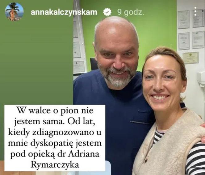 Anna Kalczyńska jest bardzo chora. Zdiagnozowano u mnie...