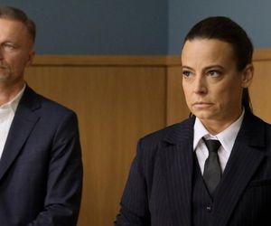 M jak miłość odc. 1872 po wakacjach. Magda (Anna Mucha), Andrzej Budzyński (Krystian Wieczorek)