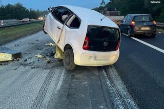 Wypadek na A4 w Katowicach