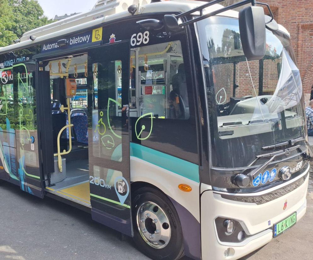 King Long - autobus elektryczny w Krakowie