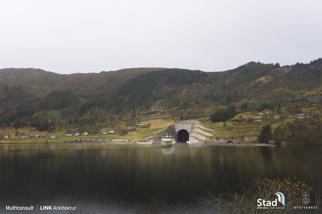 Wizualizacja tunelu dla statków w Norwegii