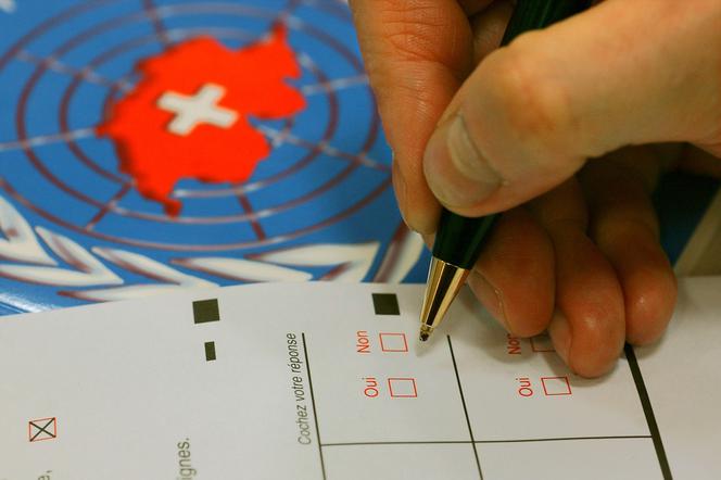 Szwajcaria. Referendum - zdjęcie ilustracyjne 