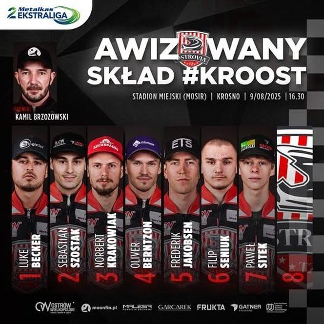 awizowany skład