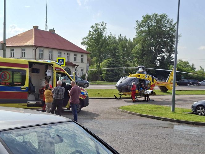 Wypadek nastolatka na hulajnodze w Mircu
