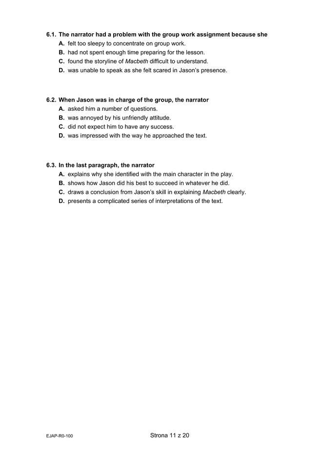 Matura 2025: angielski rozszerzony 8.05.2025. Arkusze CKE, poziom rozszerzony [Formuła 2015]