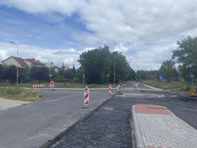 Jak idą prace przy budowie ronda przy ul. Rzeźniczka w Zielonej Górze? Sprawdziliśmy 