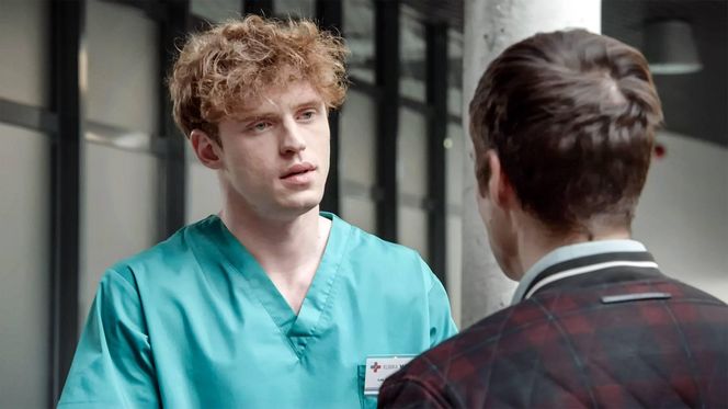 Pierwsza miłość odc. 4047. Radek (Karol Biskup), Filip (Dominik Smaruj)