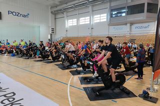 WOŚP 2025: Rowerowy Zawrót Głowy w hali AWF