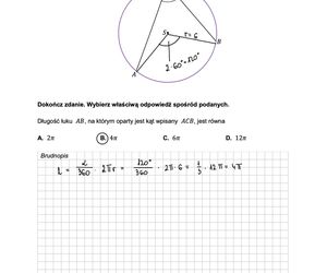 Matura próbna matematyka 2024 - odpowiedzi