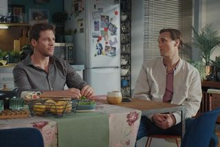 M jak miłość odc. 1829. Marcin (Mikołaj Roznerski), Olek (Maurycy Popiel)