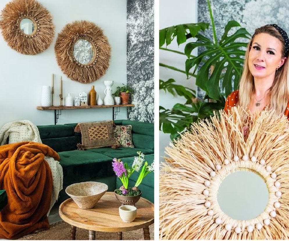 Lustro w stylu boho – efektowna ozdoba łatwa do zdobienia