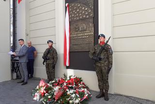 Odsłonięcie tablicy upamiętniającej 100-lecie Cudu nad Wisłą