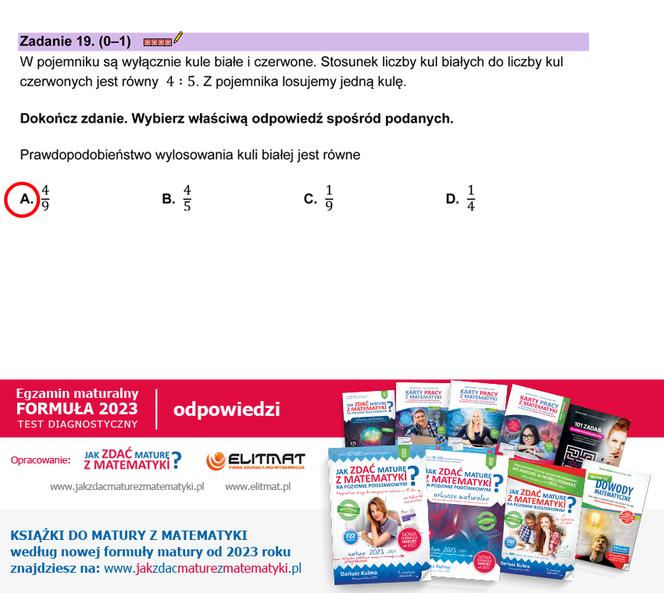 Matura próbna: matematyka 2023. Arkusze CKE + sugerowane odpowiedzi [29 września 2022]