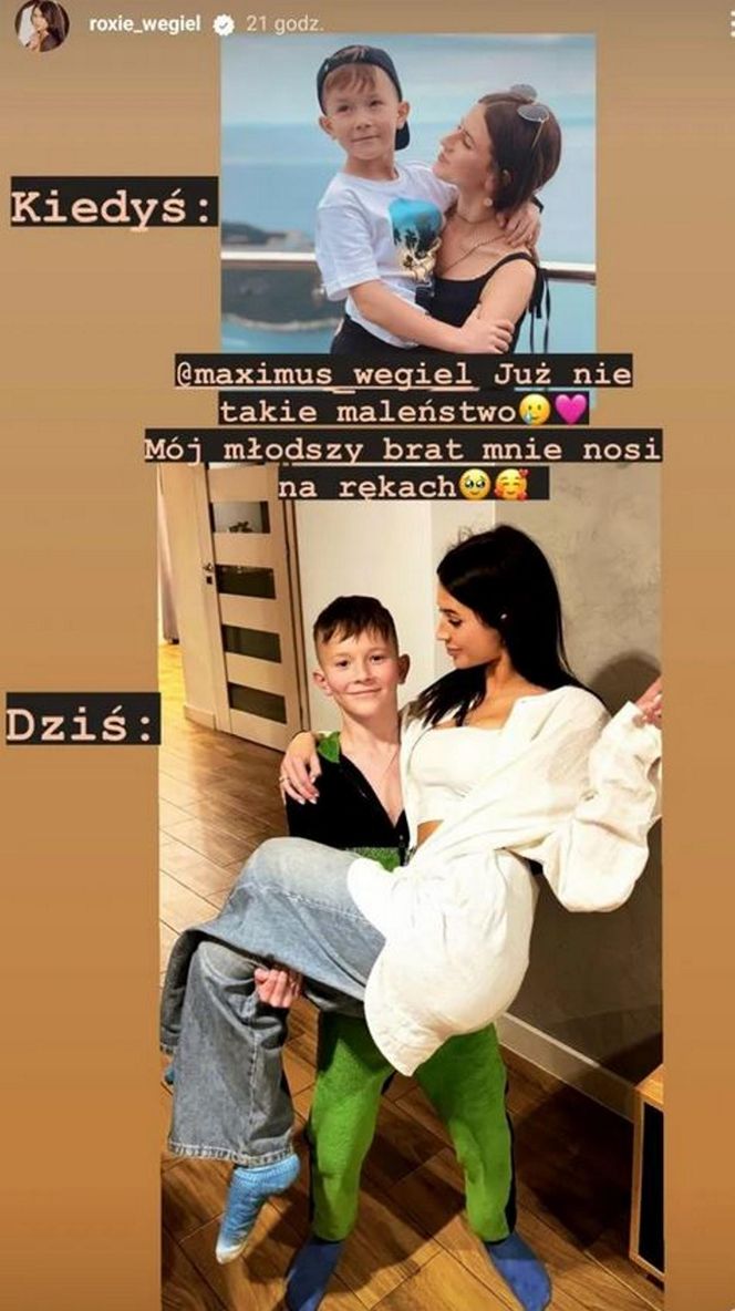 Roksana Węgiel z bratem na koncercie! Wygląda jak Roxie na Eurowizji Junior 2018. 