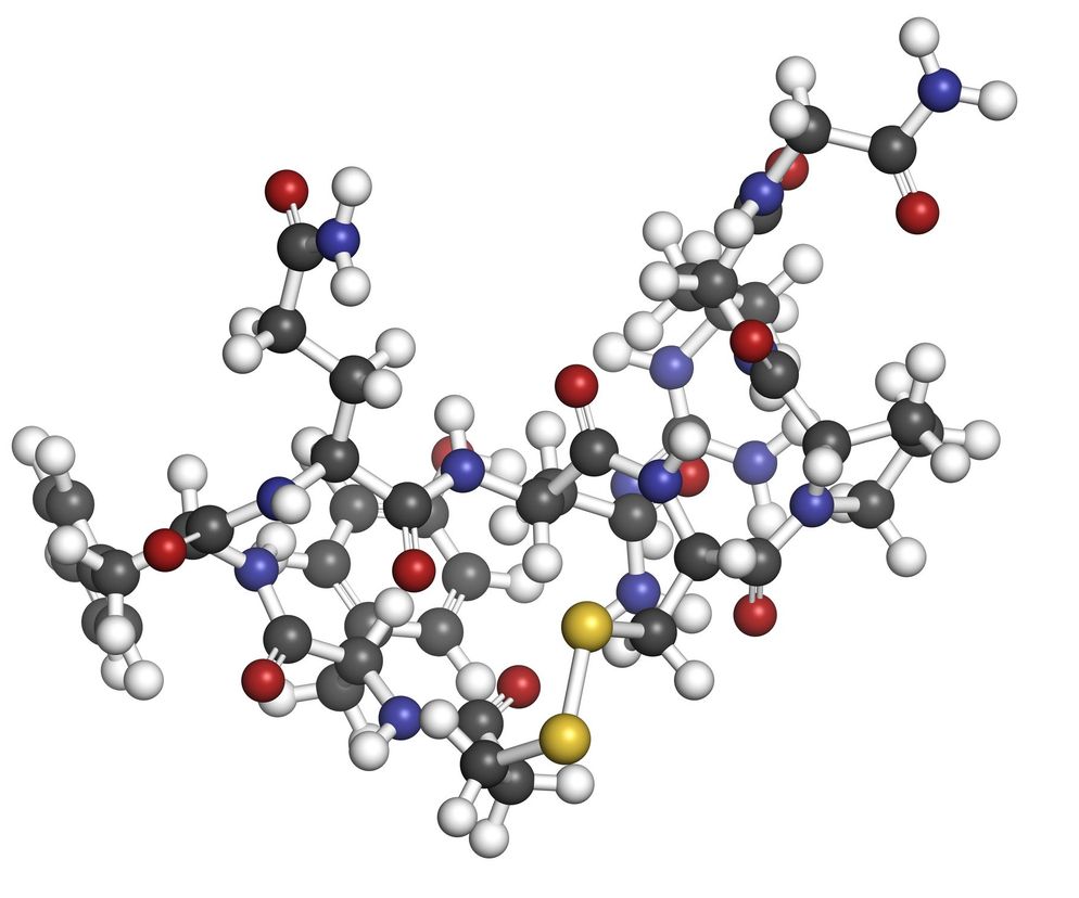 Desmopressin drug, synthetic replacement of vasopressin hormone.