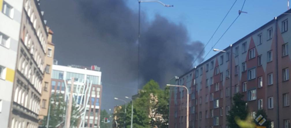 Kłęby dymu pojawiły się na południu Wrocławia