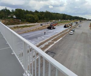 Nowy wiadukt na A2 w ciągu ul. Domanickiej w Siedlcach jest już otwarty i przejezdny