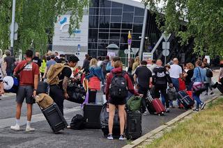 Potężna ewakuacja lotniska w Łodzi. Kobieta zostawiła to w łazience