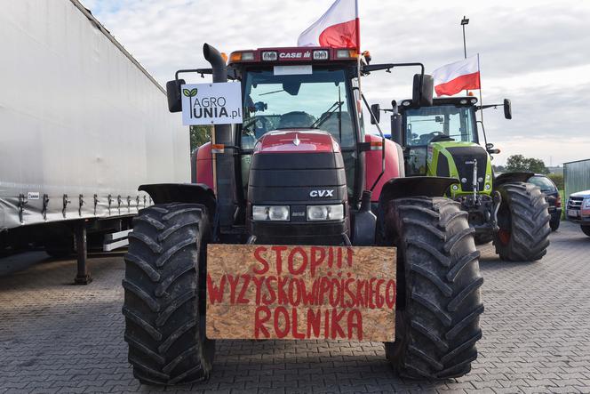 Protest rolników w Kujawsko-Pomorskiem. Tak wyglądał w regionie