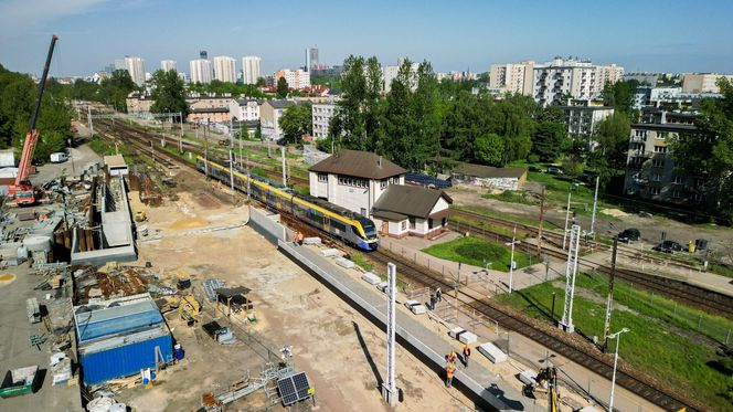 Stacja kolejowa Katowice Zawodzie w trakcie przebudowy