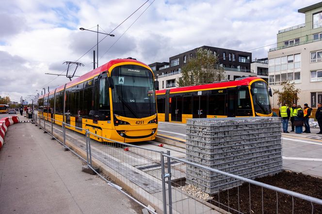 Budowa tramwaju do Wilanowa na kilka tygodni przed otwarciem