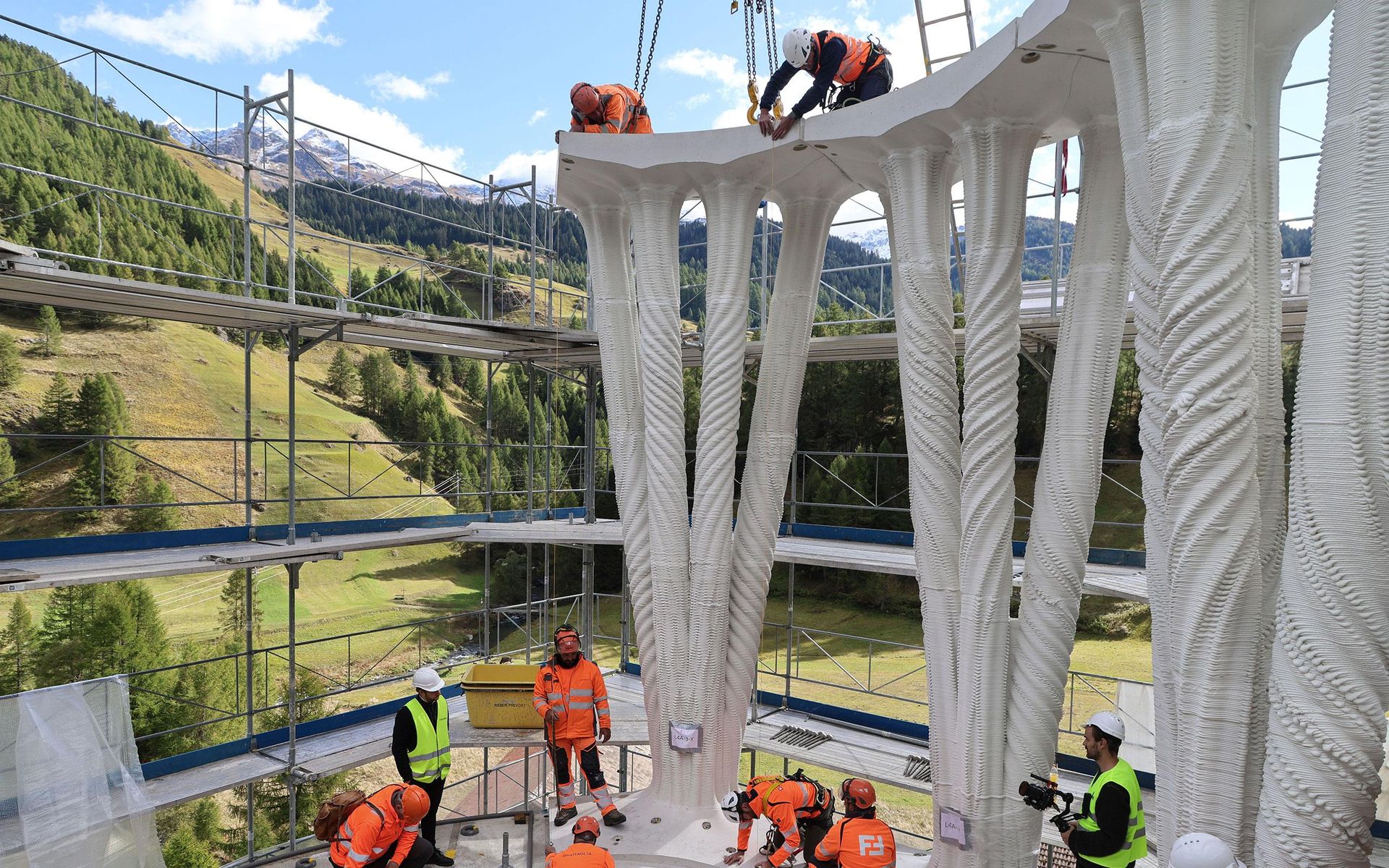 White Tower - ETH Zurich, 3D printed tower