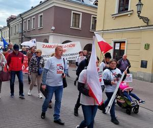 Protest przeciw CPK w Zamościu