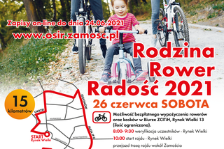 Zamość:  Przed nami rajd rowerowy Rodzina, rower, radość OSIR zaprasza