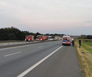 Zderzenie busa z autokarem na A4