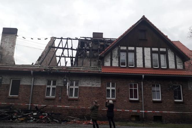 Spalony familok w Czechowicach-Dziedzicach