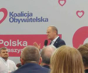Donald Tusk w Krakowie poparł Aleksandra Miszalskiego