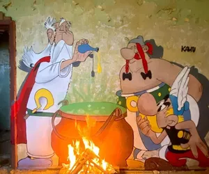 Asterix i Obelix na poznańskich ulicach. Kolejny niesamowity mural Kawu