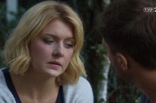 M jak miłość odc. 1409. Bartek (Arkadiusz Smoleński), Ula (Iga Krefft)