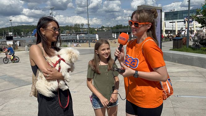 Wakacyjny patrol Eska Summer City na olsztyńskiej Plaży Miejskiej