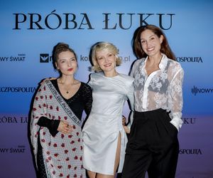 Racewicz w skórze, Steczkowska w kwiatach, a Żukowska w bieli! Taka ścianka to rzadkość!